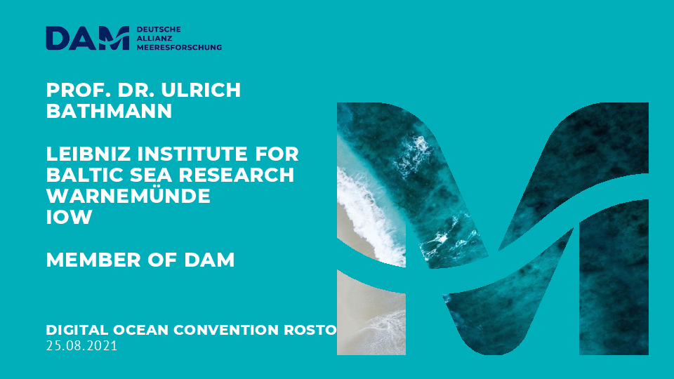 Closing Keynote, Ulrich Bathmann