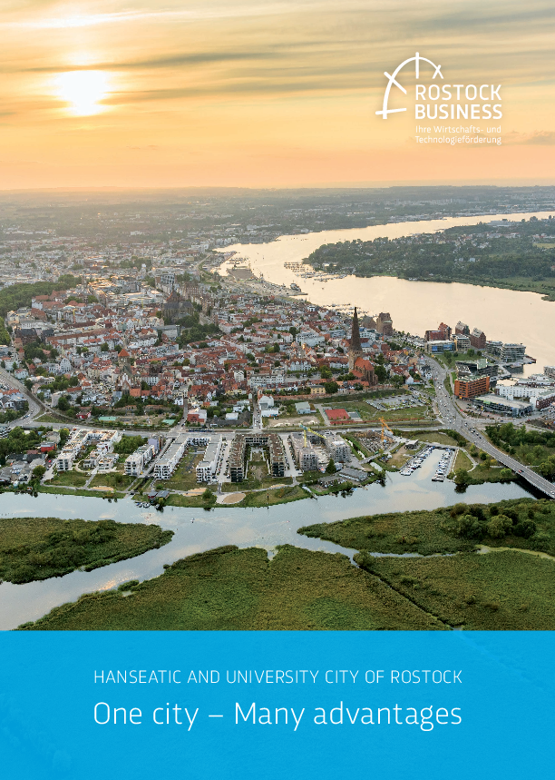 Englische Imagebroschüre der Hanse- und Universitätsstadt Rostock